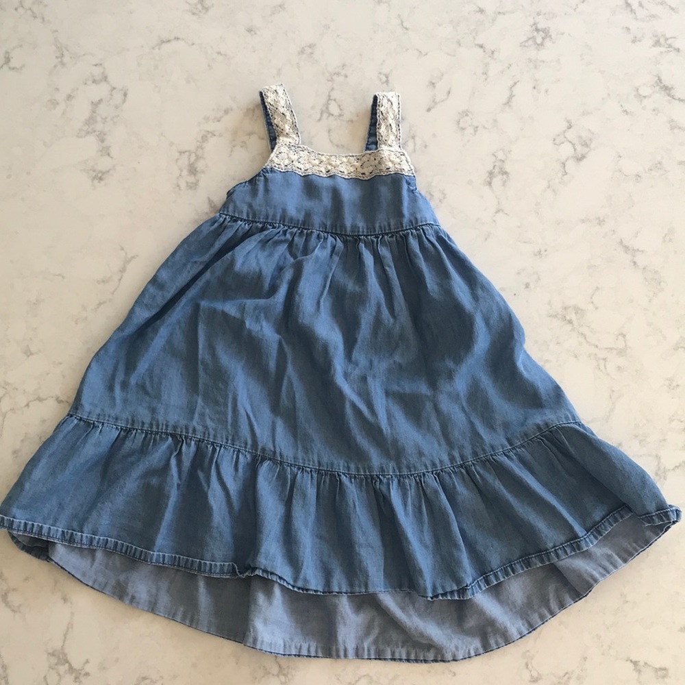🎈5/$25 Old Navy Chambray Lace Summer Dress